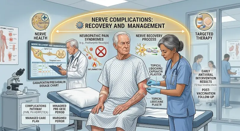 shingles complications and treatment guide front image